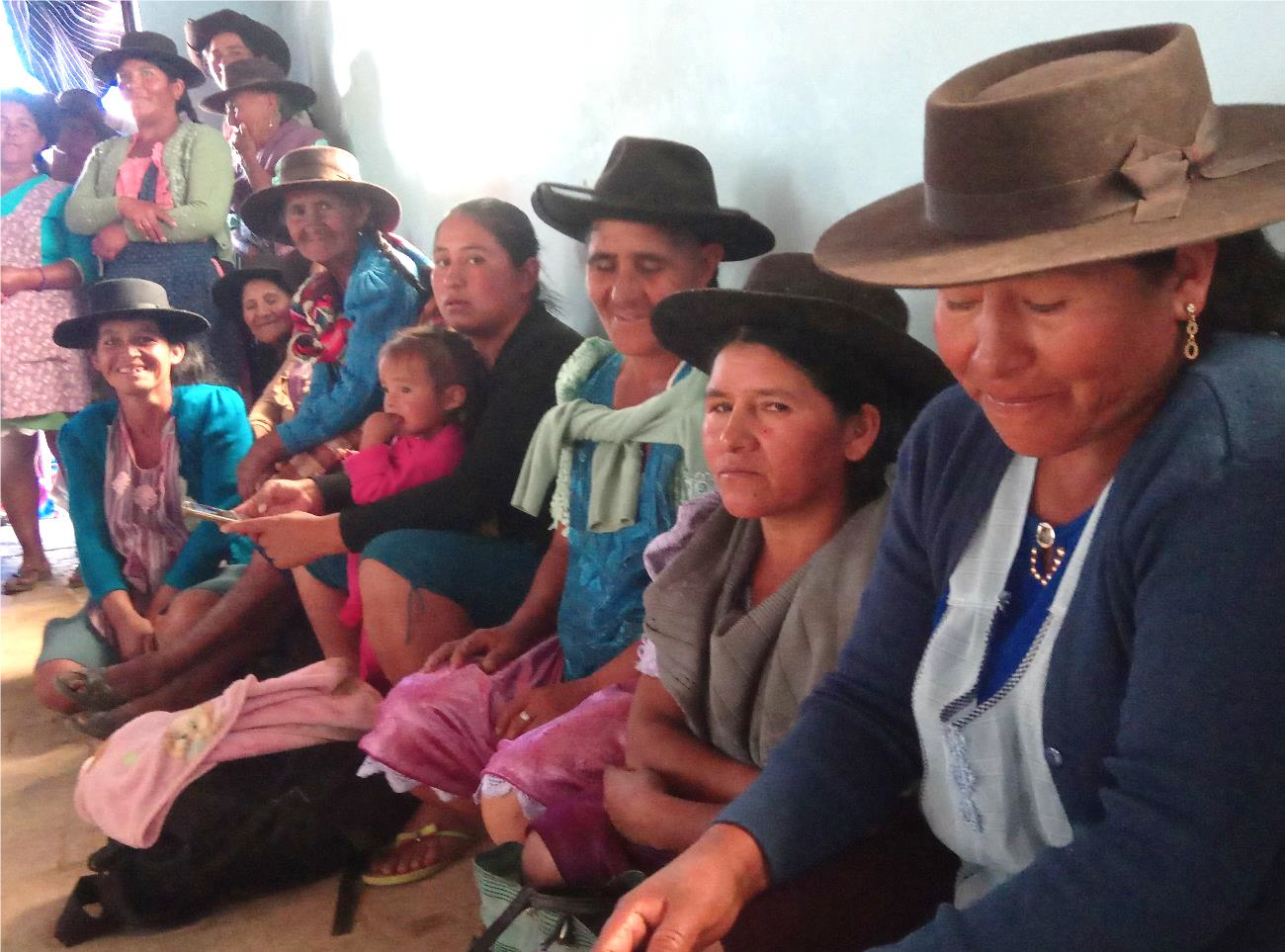 Familias de la región de Achatalas, Bolivia.