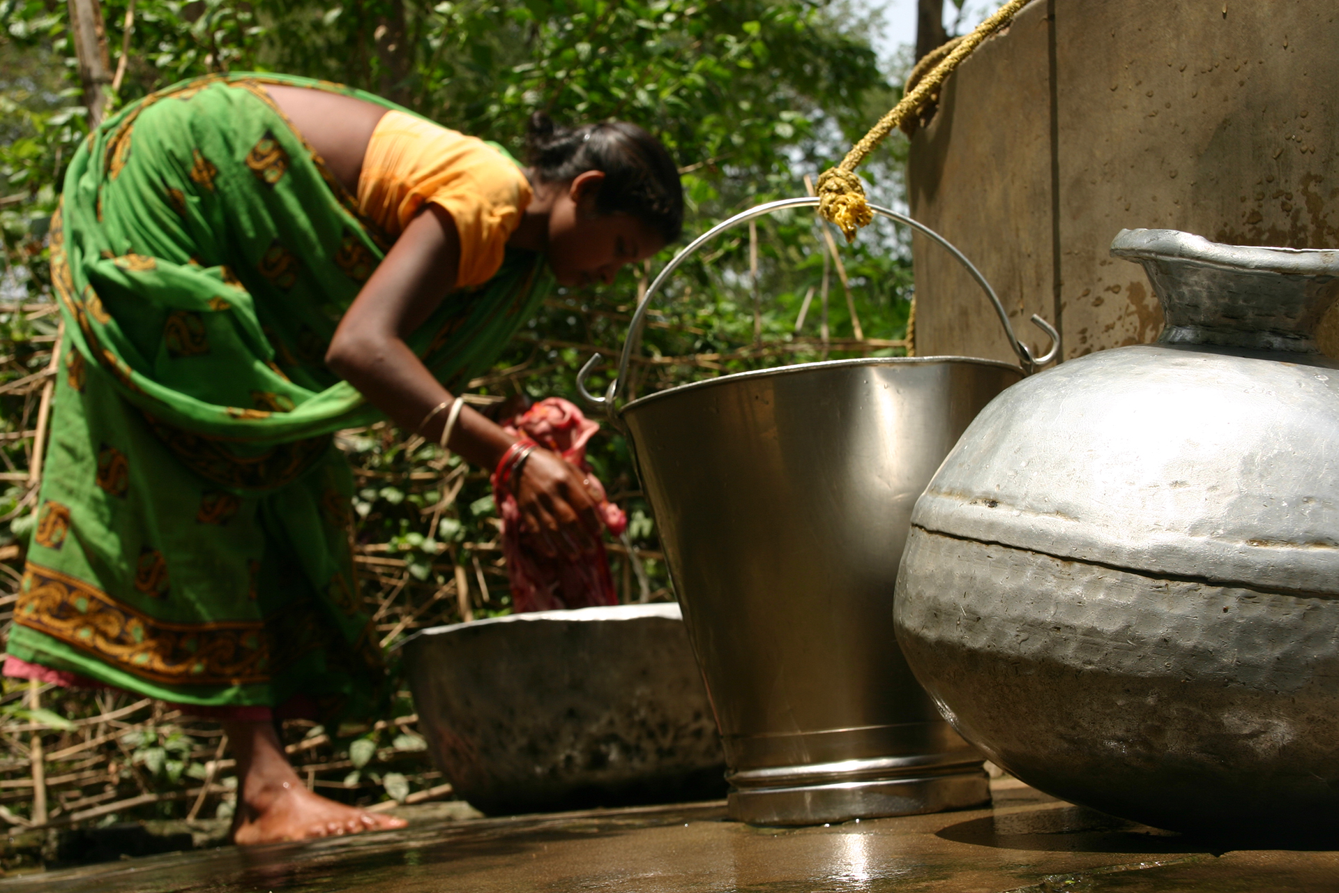 Agua y saneamiento. India. Javier Fernández