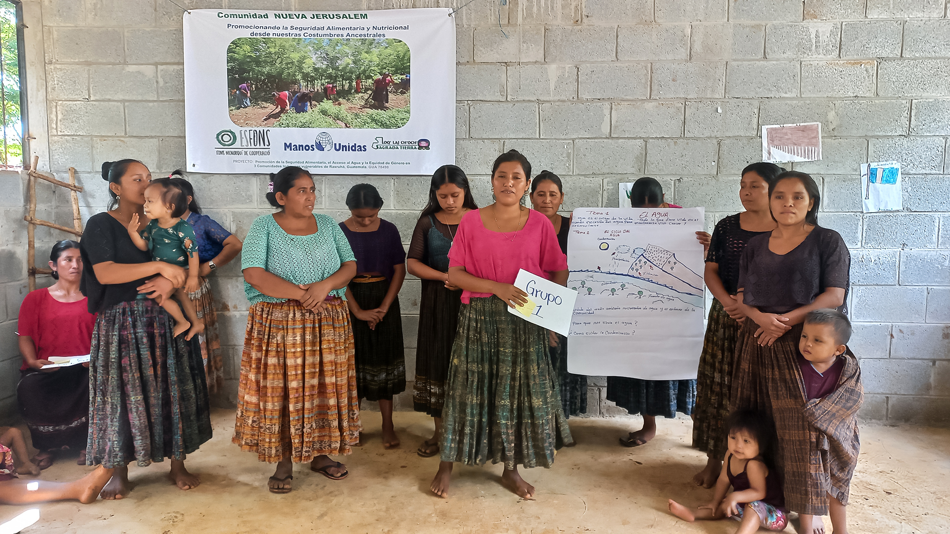 Promoción de la Seguridad Alimentaria, el Acceso al Agua y la Equidad de Género en 3 Comunidades Indígenas vulnerables de Raxruhá, Guatemala