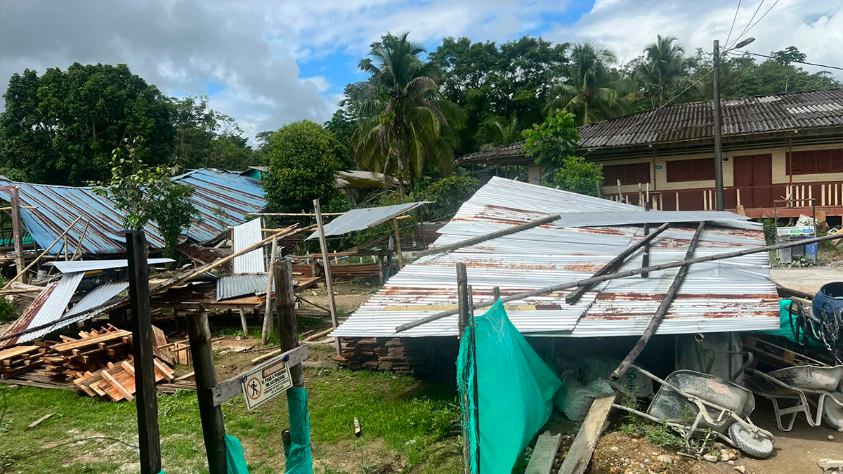 Conflictos olvidados Colombia. Destrucción causada por el terremoto