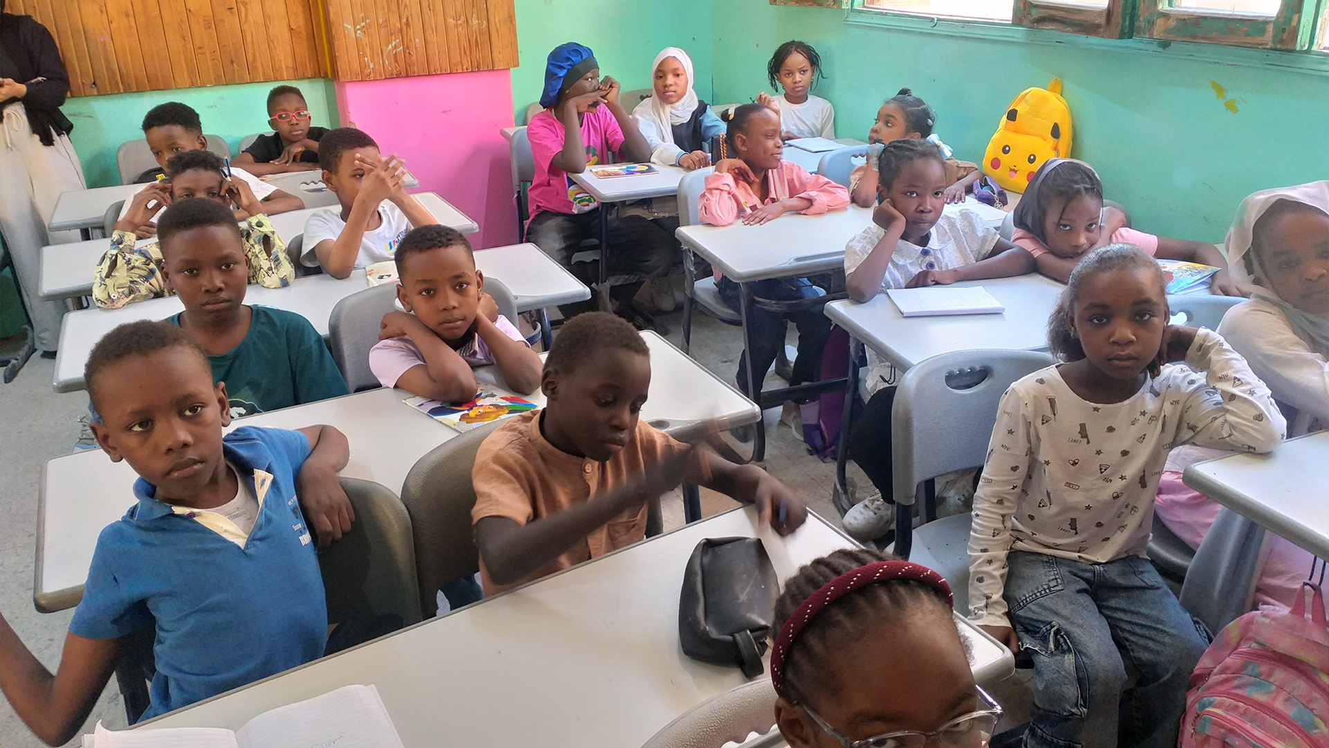 Egipto. Niños y familias refugiadas sudanesas
