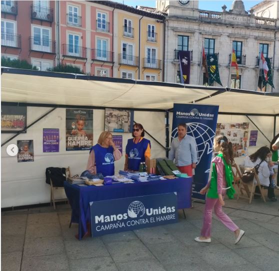 Puesto de Manos Unidas Burgos