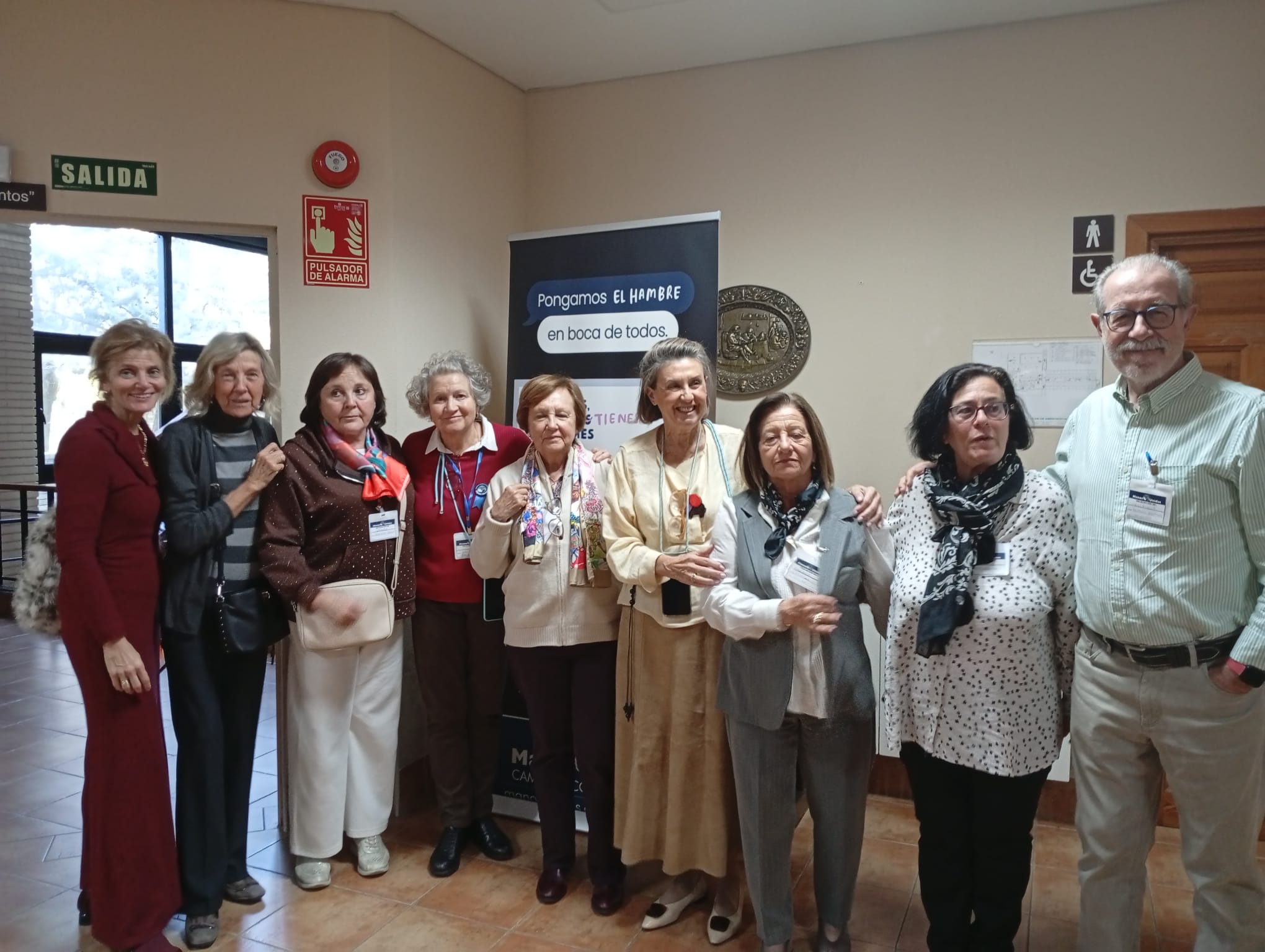 Voluntarias de Castilla y León con nuestra Presidenta Nacional