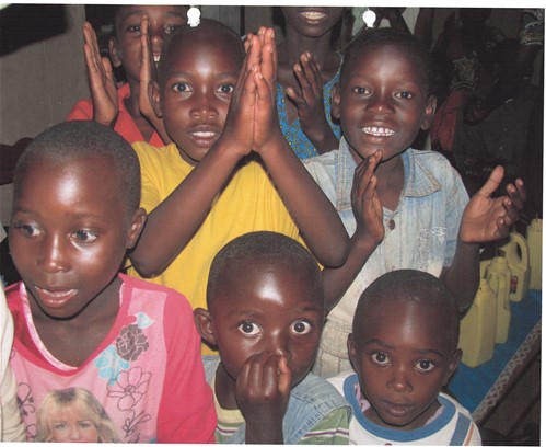 Niños preescolar Kabgayi. Ruanda