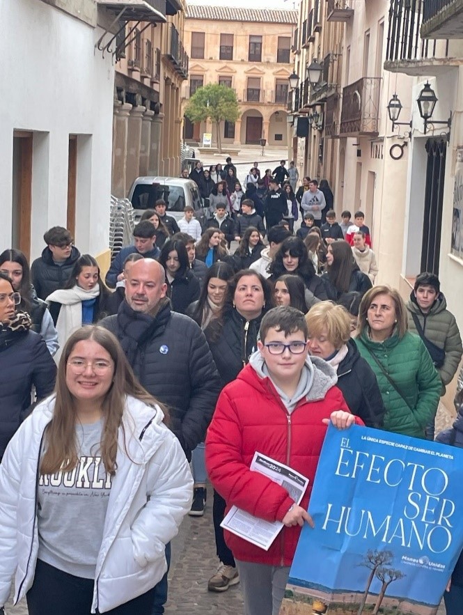 Marcha solidaria en Villanueva de los Infantes. | ONG Manos Unidas