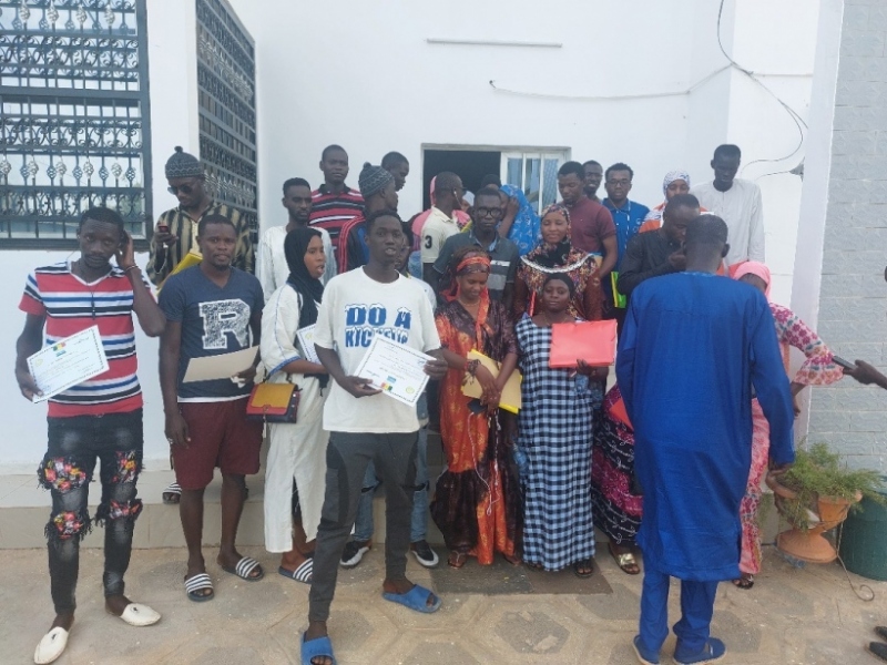 Fortalecimiento de la iniciativa empresarial de los jóvenes rurales basada en prácticas de producción sostenibles y respetuosas con el medio ambiente en Senegal. Fase I
