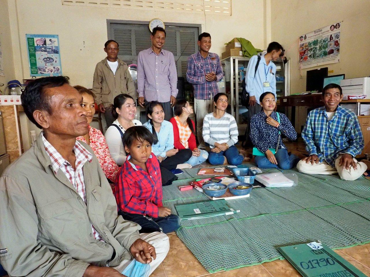 Atención a personas seropositivas y en situación de dependencia en el noroeste de Camboya.