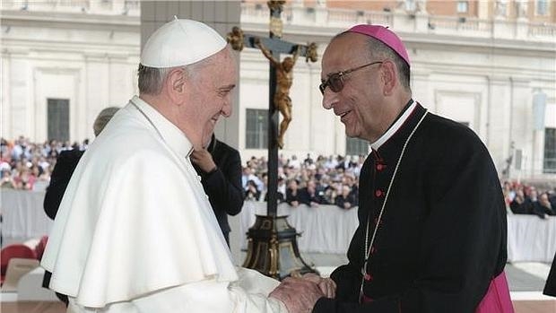 Arquebisbe de Barcelona amb el Papa Francesc
