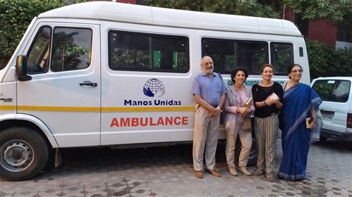 Clínica móvil gracias a una ambulancia que llegará a 9 aldeas remotas.