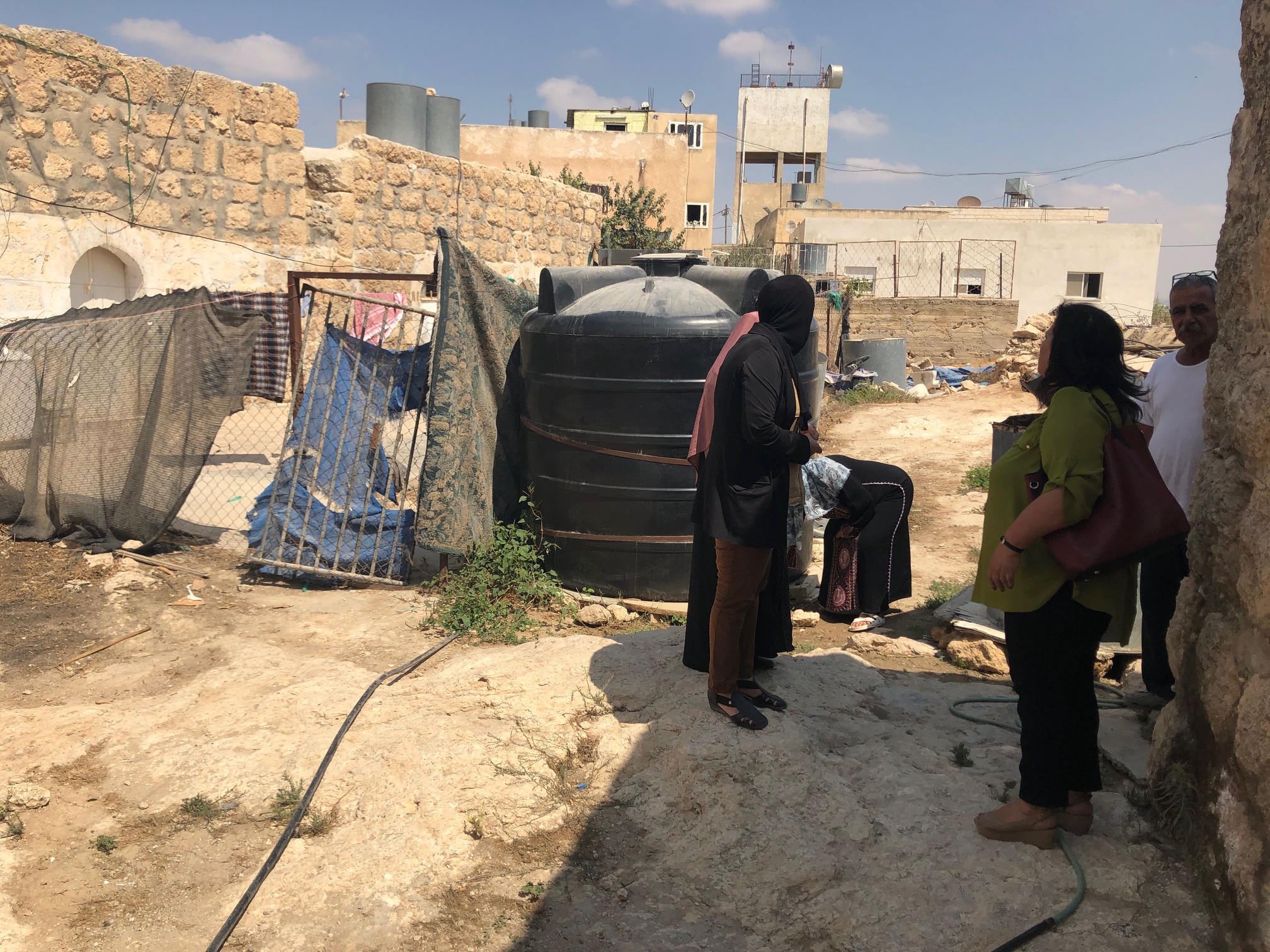 Acceso al agua y saneamiento para mujeres marginadas en Palestina. Foto: Manos Unidas