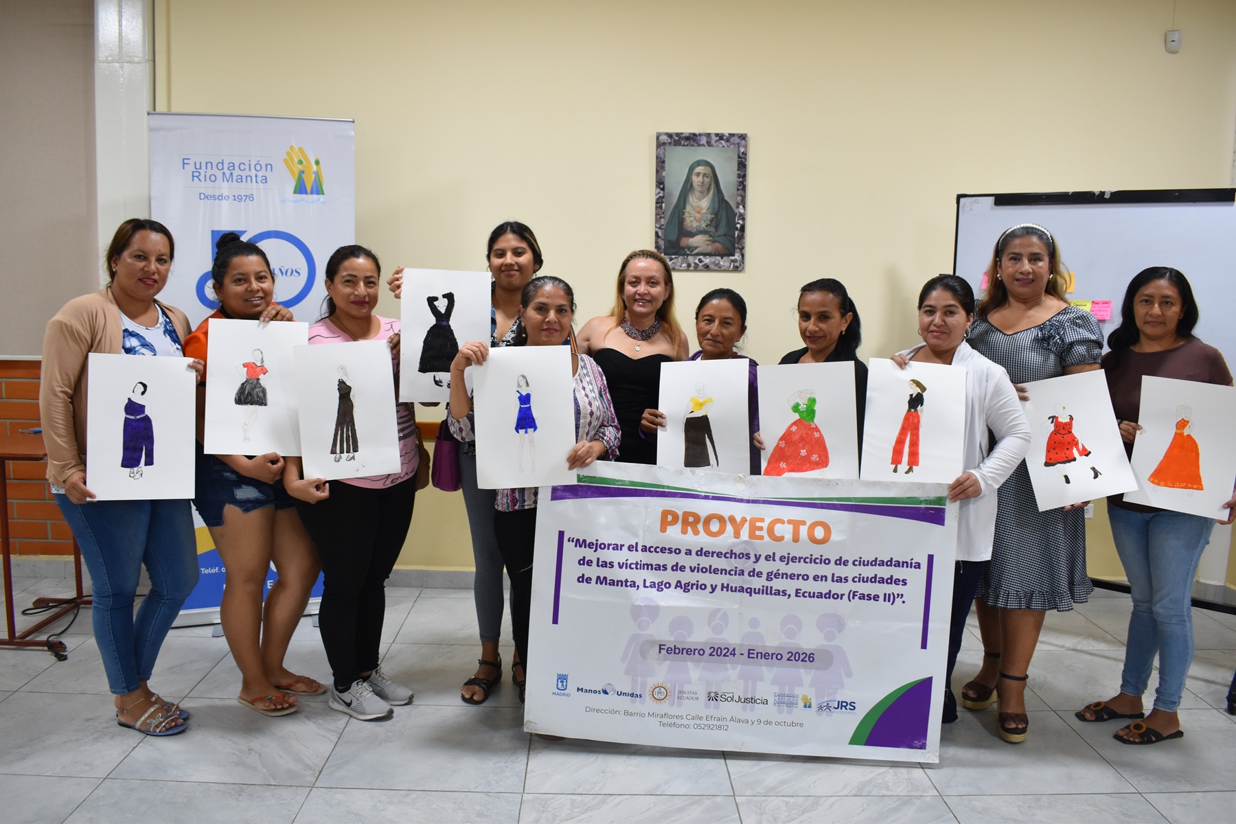 Proyecto de Manos Unidas en Ecuador 2024 y 2025 sobre atención a mujeres