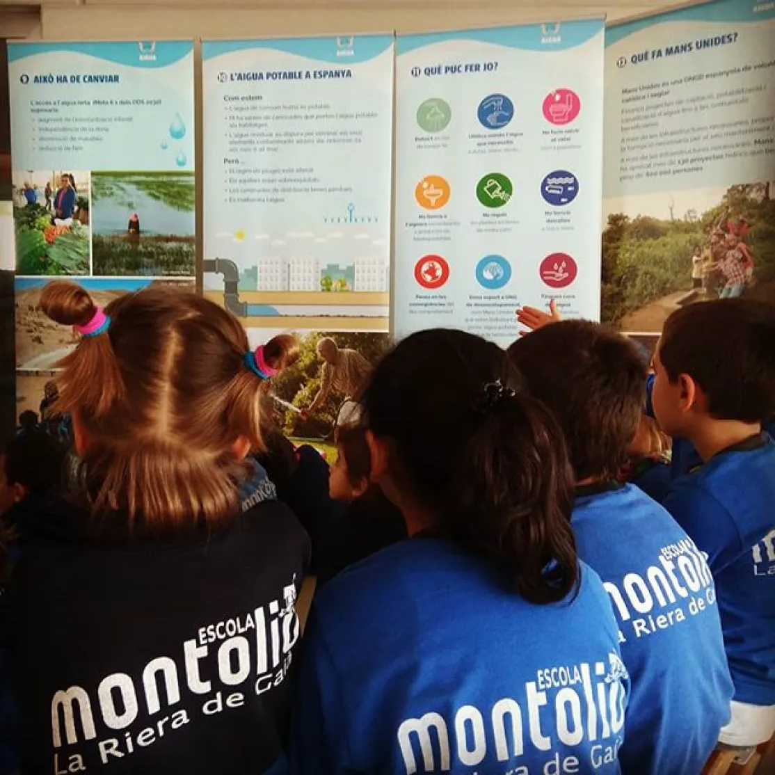Exposición en la Escuela Montoliu de La Riera de Gaià