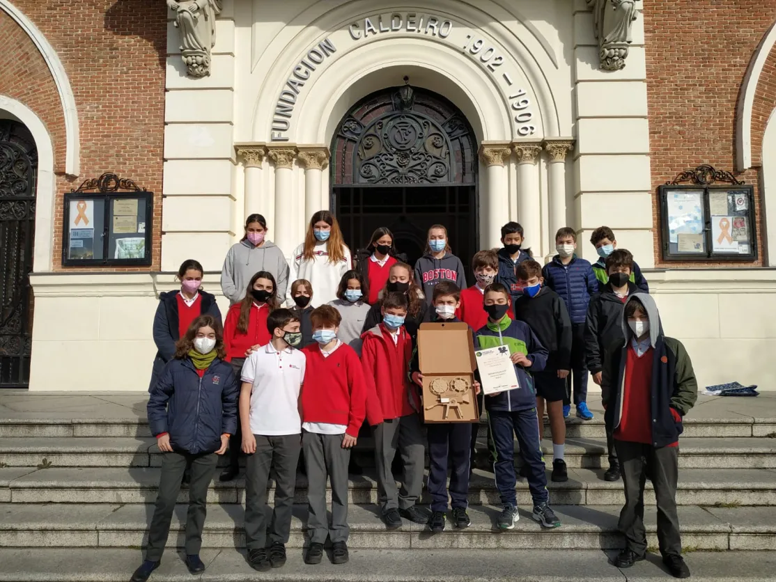 El Colegio Fundación Caldeiro de Madrid con el premio Clipmetrajes Manos Unidas 2020 