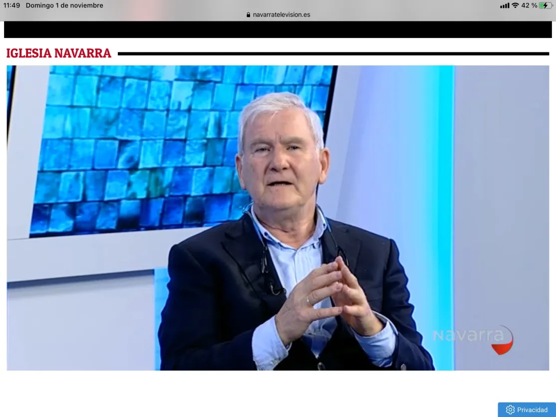 Navarra Televisión entrevista a José Javier Castiella de 'La peseta solidaria'