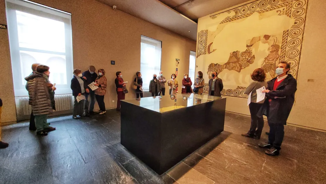 Visita guiada al Museo de Navarra a todos los voluntarios de la delegación de Pamplona