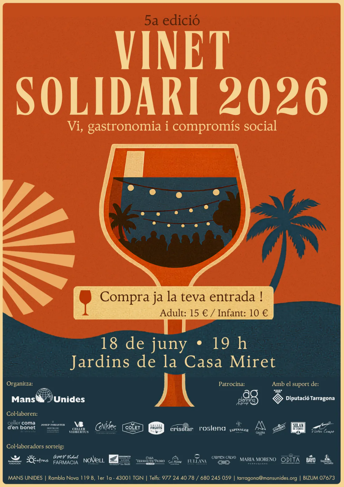 Cartel V Edició Vinet Solidari