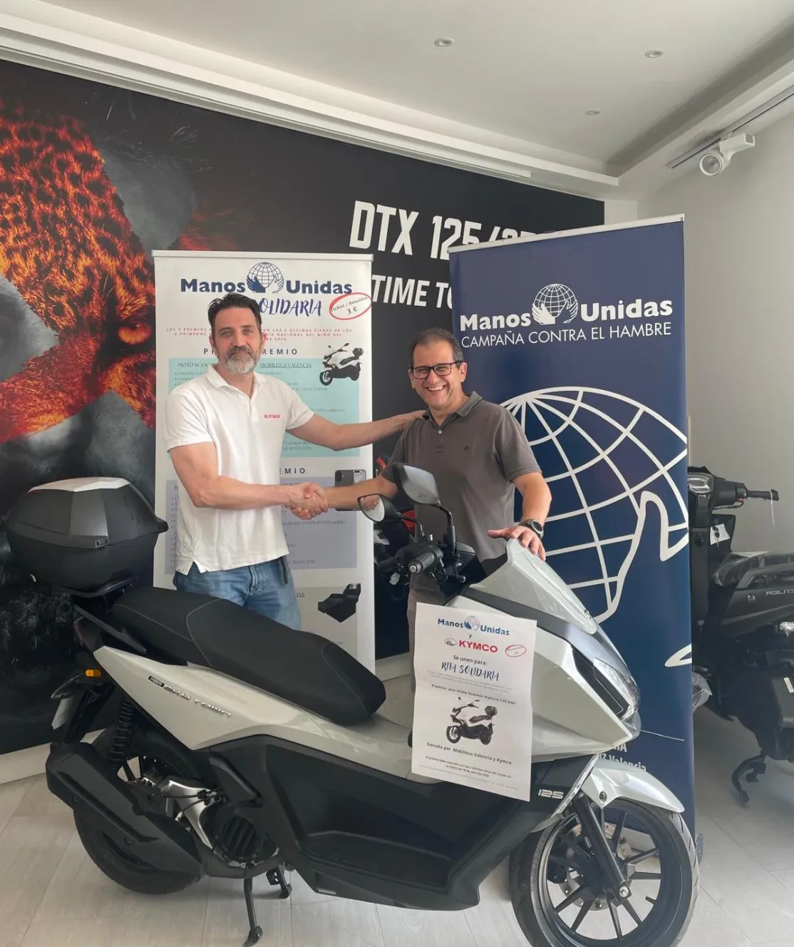 rifa solidaria scooter kymco 125 abs