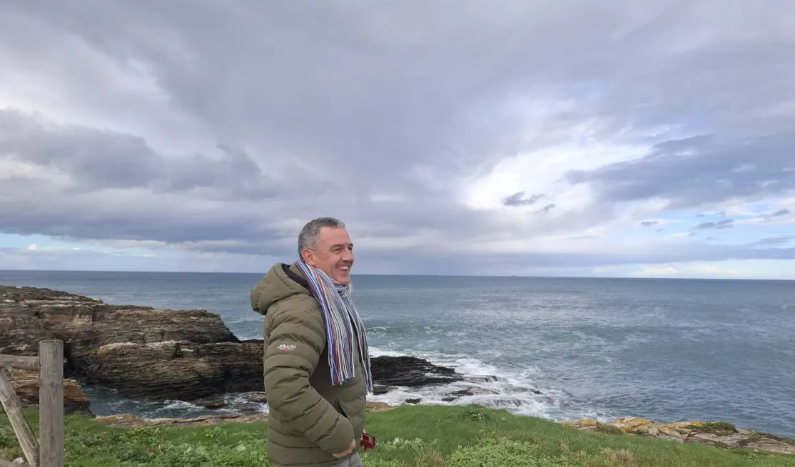 Jorge López visitando nuestra Diócesis