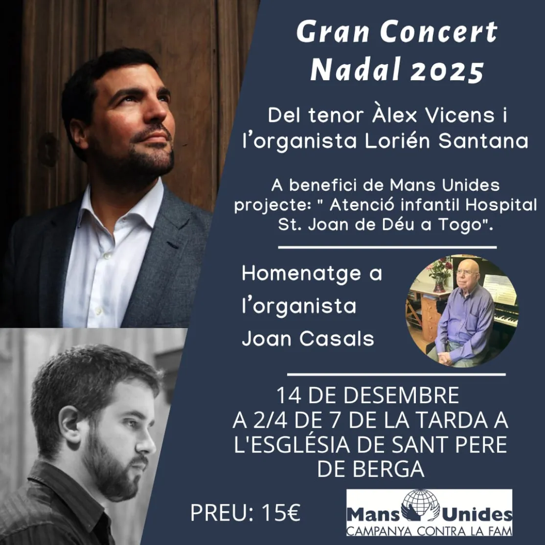 Cartell del gran concert de Nadal