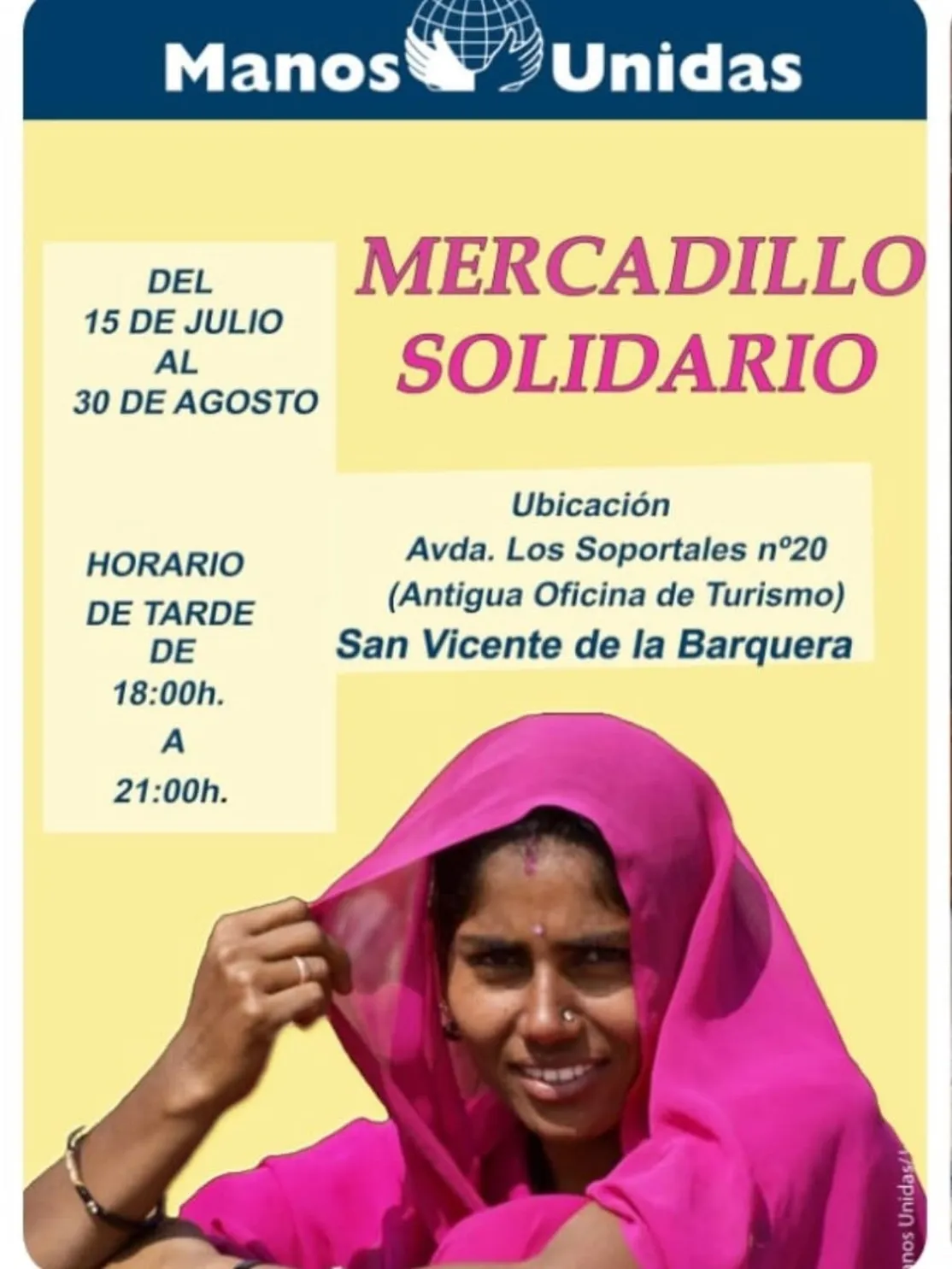 cartel de la actividad