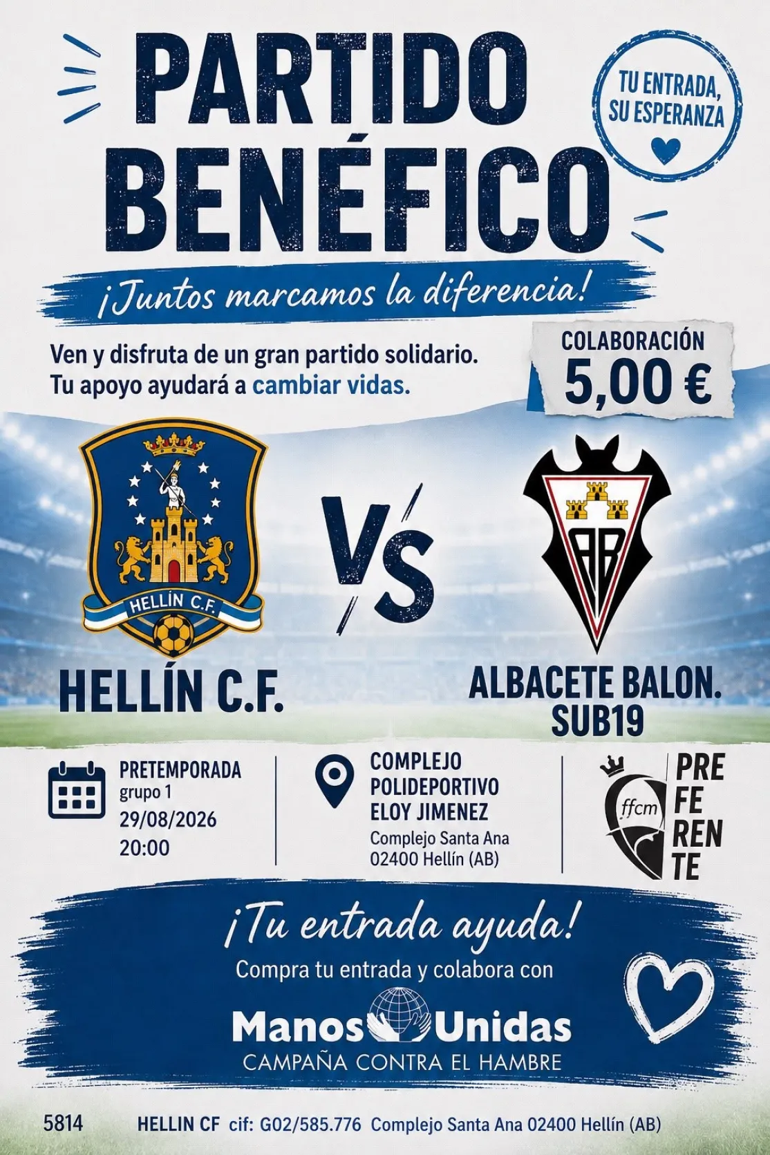 partido benéfico Hellín