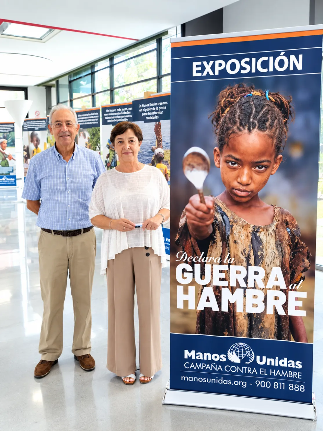 Exposición "Declara la Guerra al Hambre" en la BRMU
