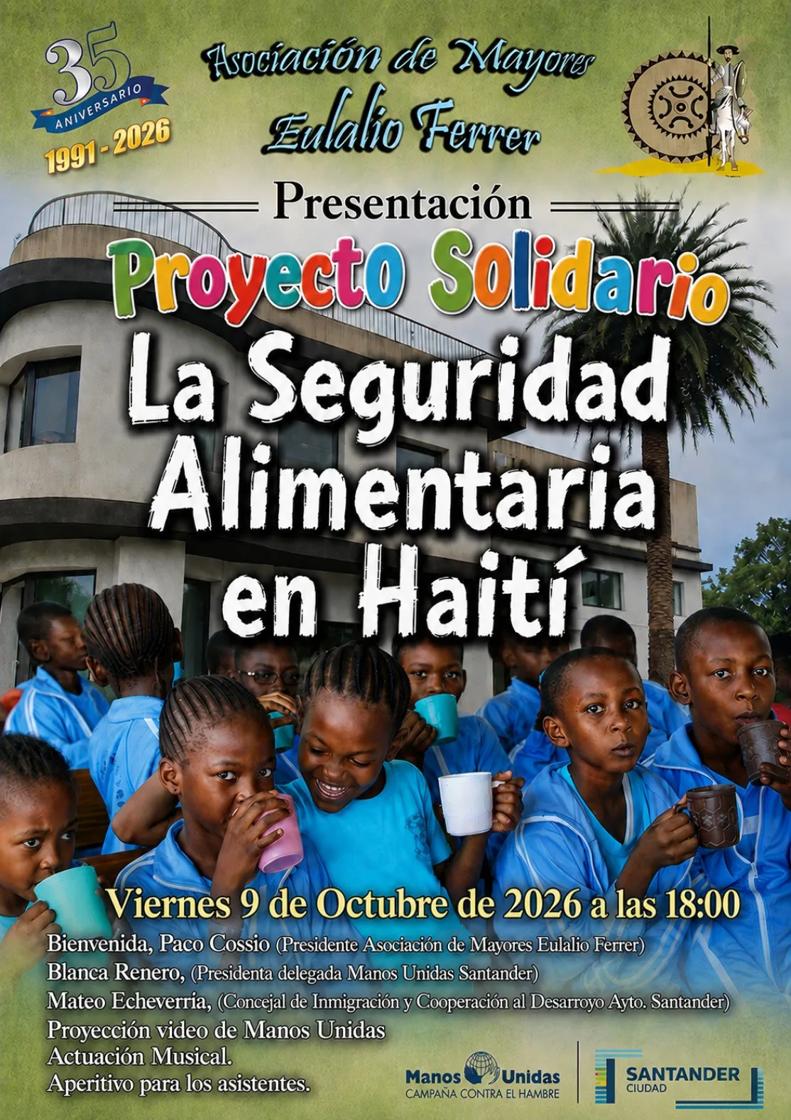 cartel de la actividad
