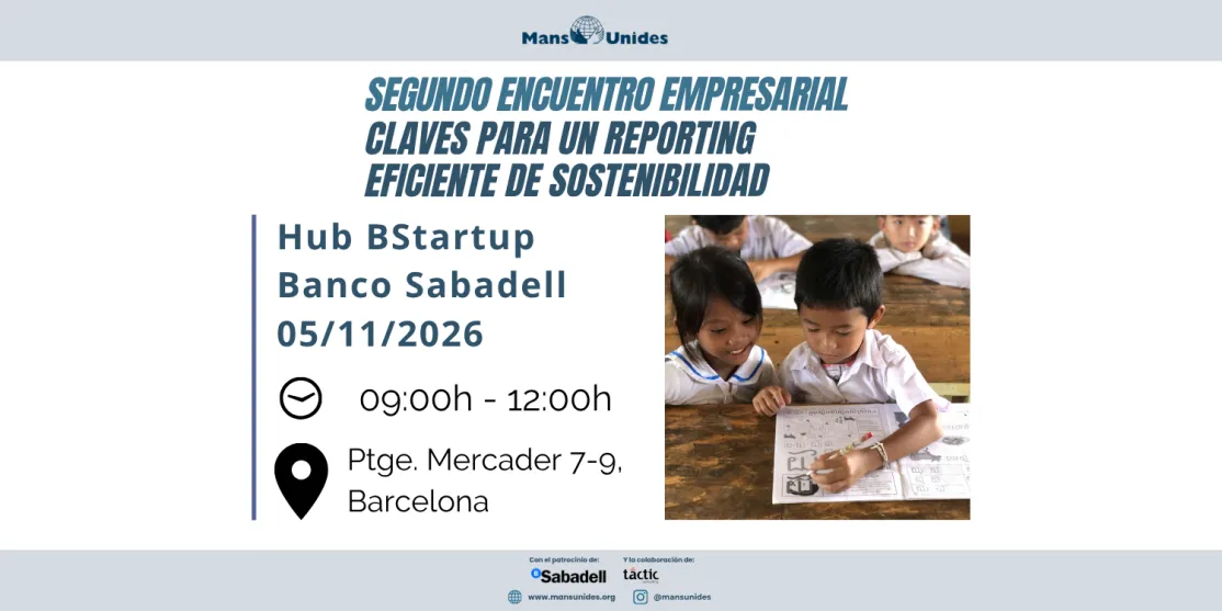 II Encuentro Empresarial de Manos Unidas Barcelona en el Hub BStartup Banco Sabadell de BCN