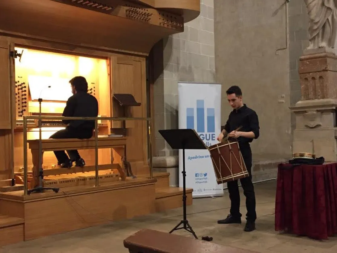 Concierto de órgano y percusión en Valls