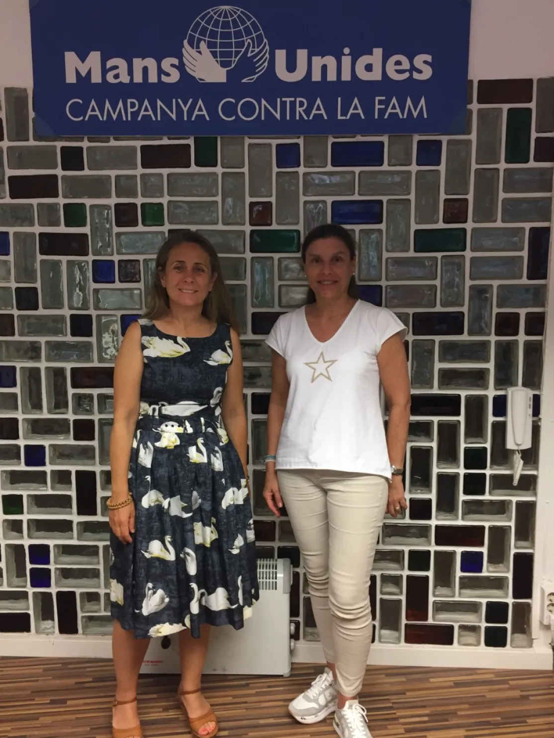 Visita de la responsable de comunicación y presencia pública