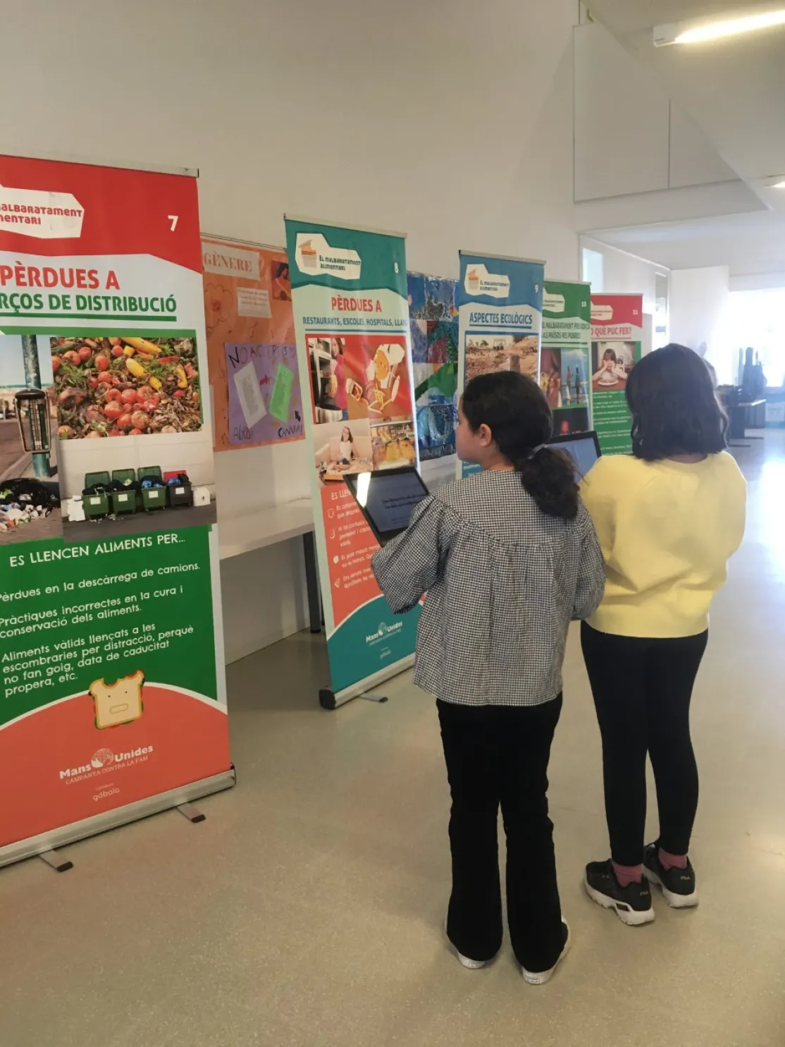 Exposición sobre el despilfarro alimentario