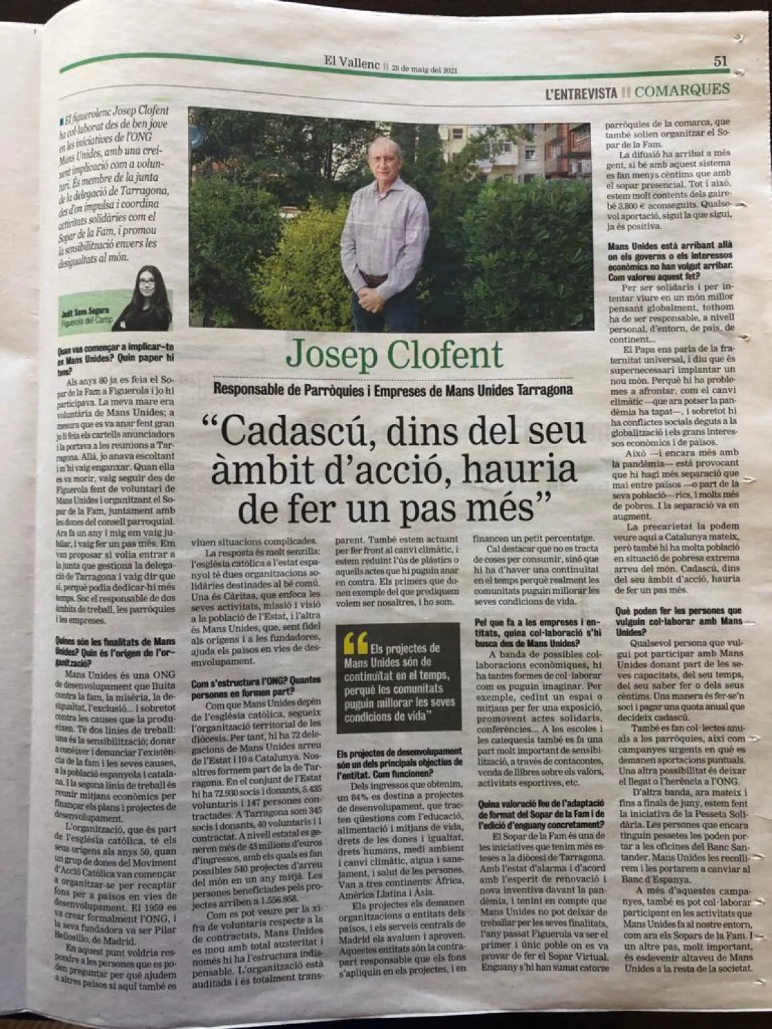 Entrevista a Josep Clofent