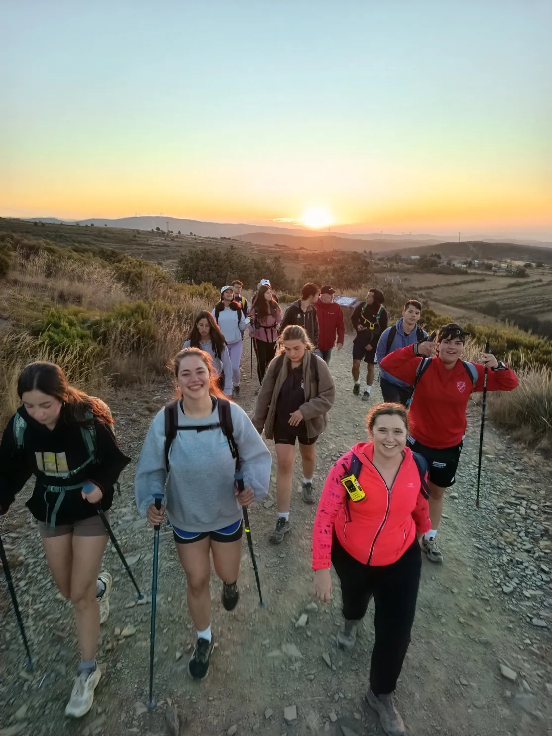 Jóvenes de Manos Unidas en el Camino de Santiago