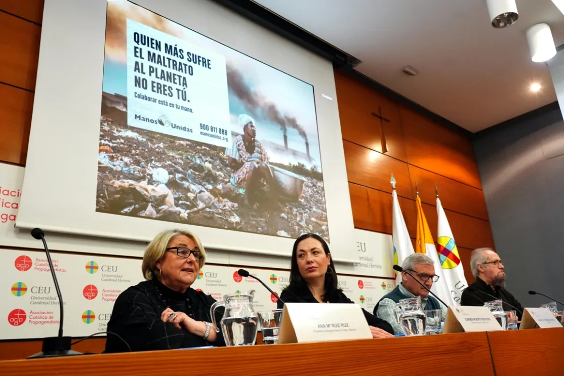 Manos Unidas Valencia presentación campaña "Quién más sufre el maltrato al planeta no eres tú"