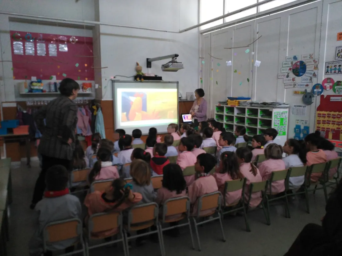 Cuentacuentos en la escuela Beat Bonaventura Gran de Riudoms