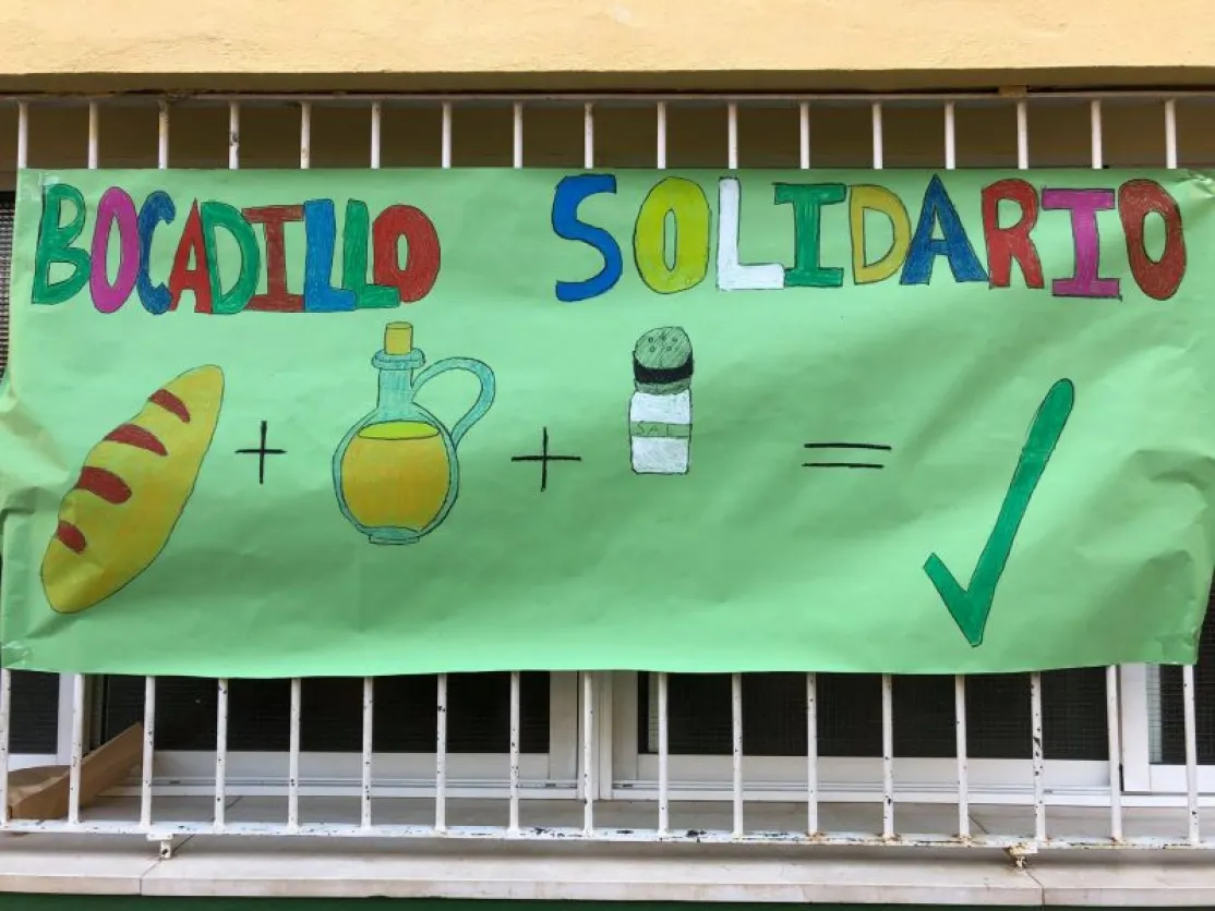 La comunidad educativa de Valencia también se solidariza con quienes sufren hambre.
