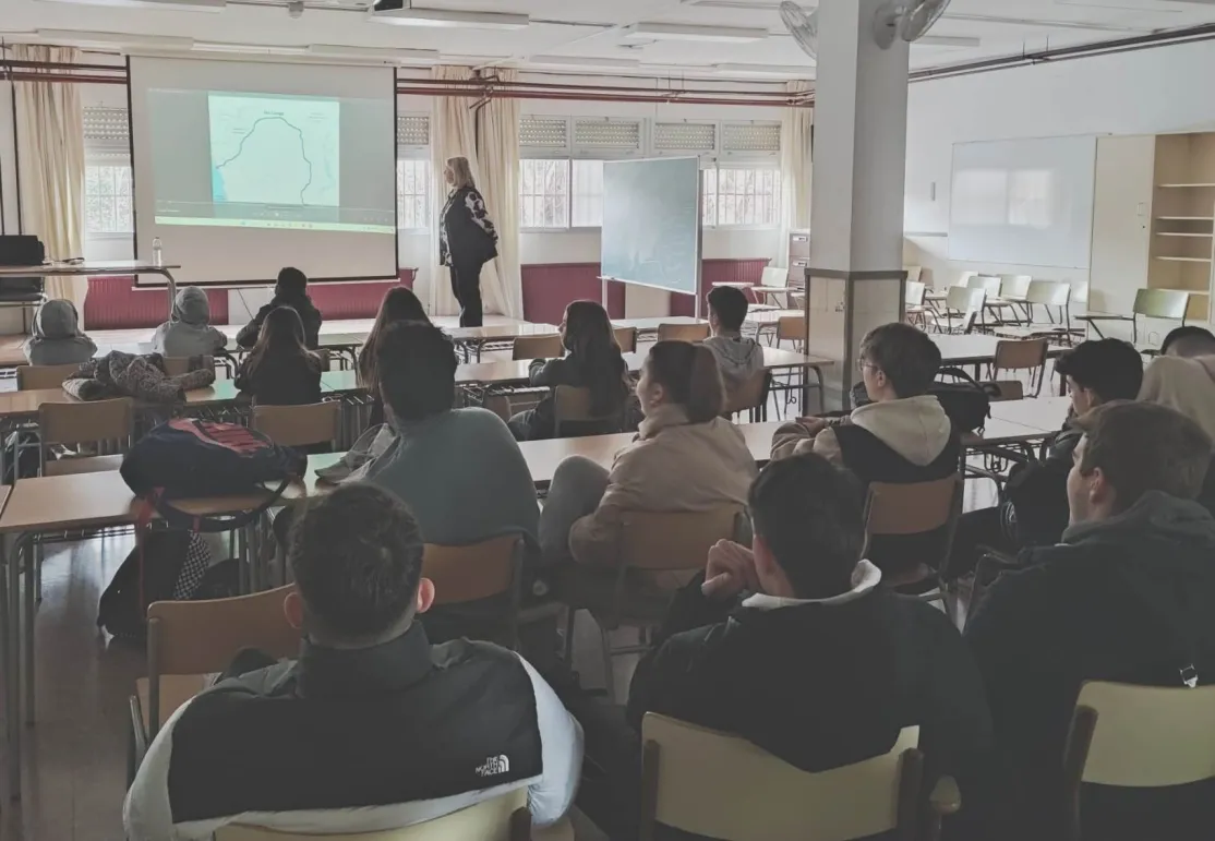 Charla en el Instituto de Burjassot. 