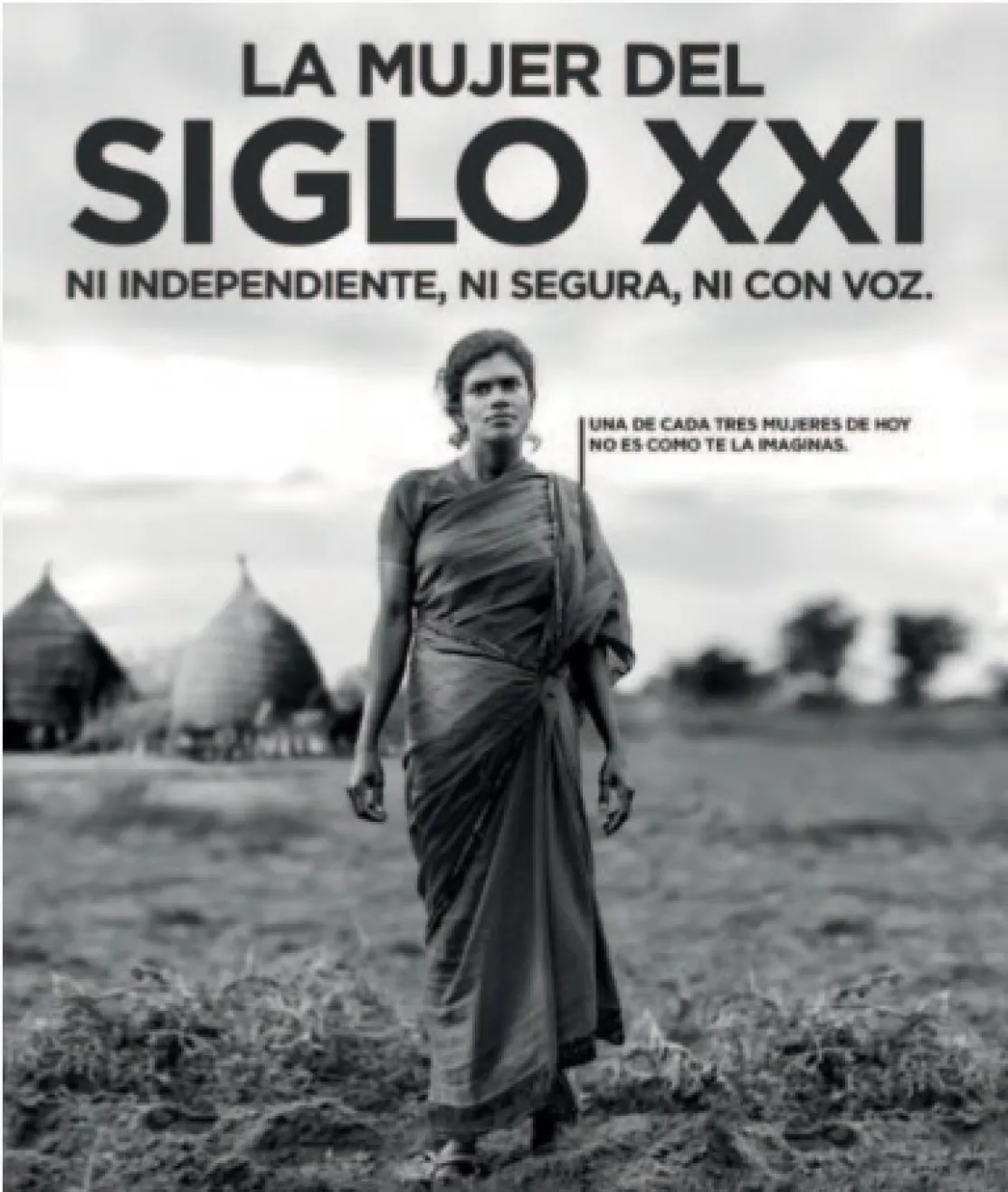 Publicidad de Manos Unidas en marquesinas para la nueva campaña