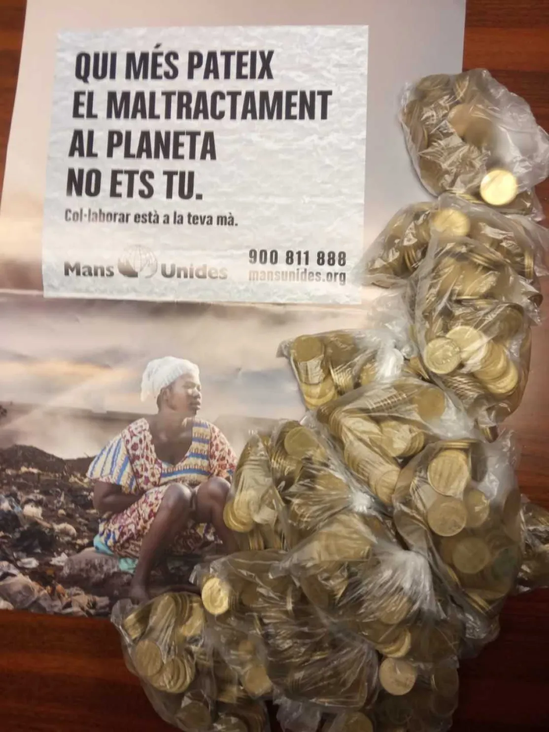 Campaña "Peseta solidaria"
