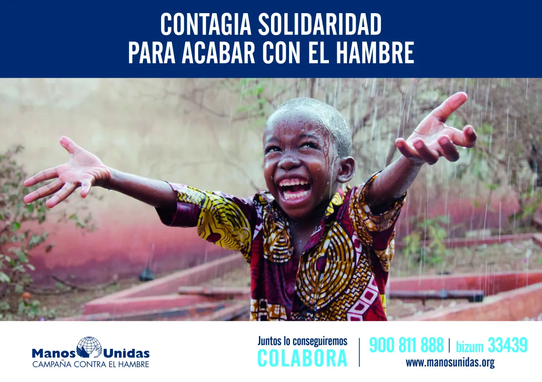 Cartel de la Campaña de Manos Unidas para 2021