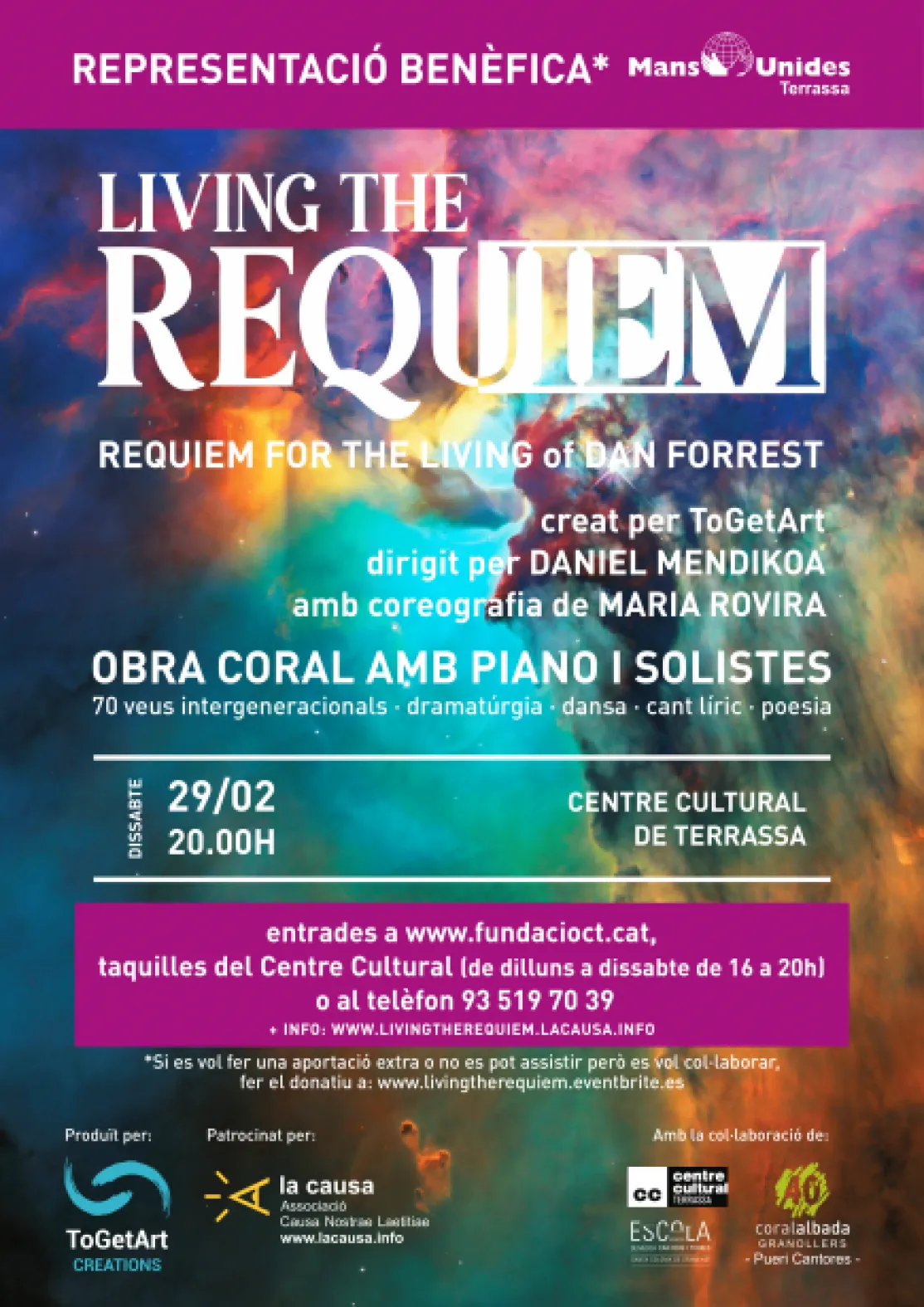 El concierto, en Terrassa el pasado 29 de febrero