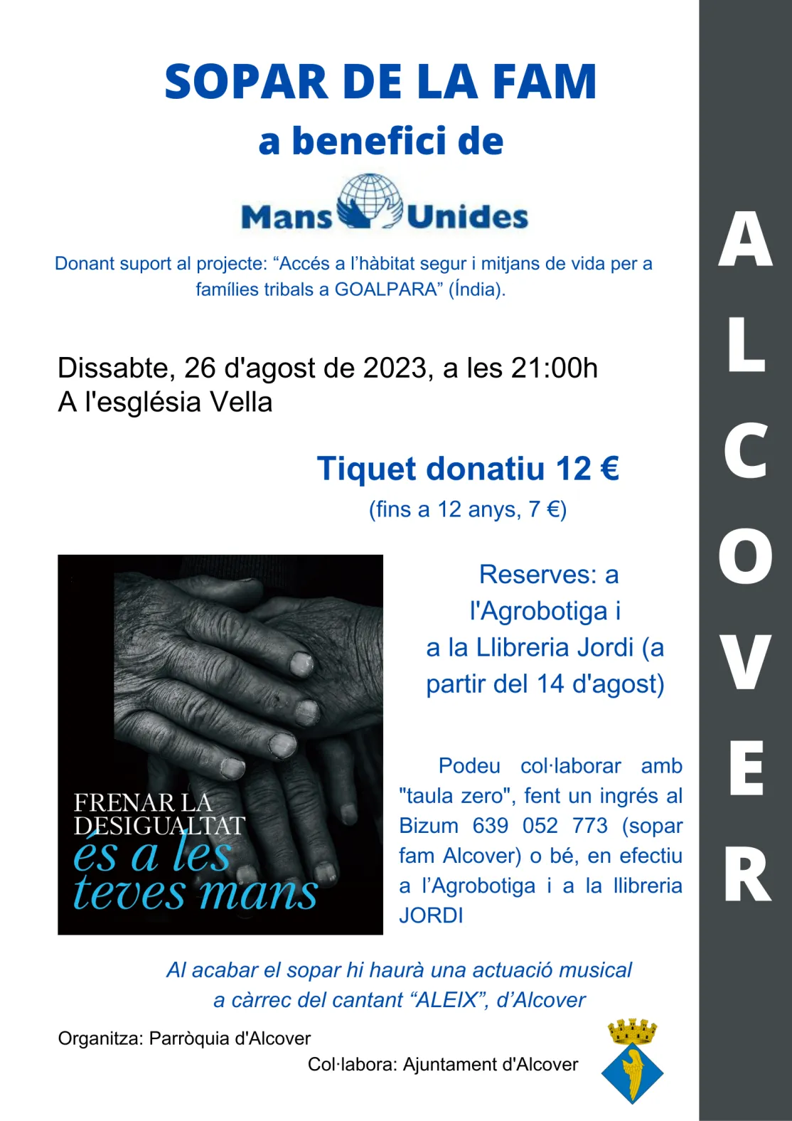Cena del Hambre en Alcover