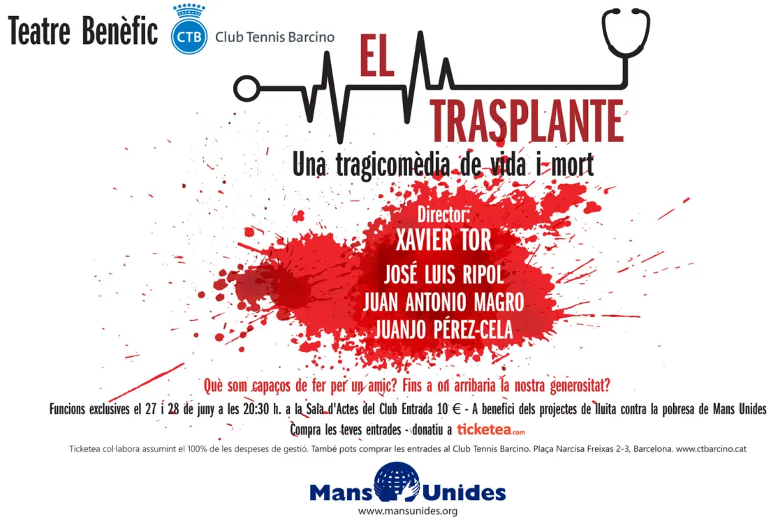 "El trasplante", tragicomedia por una buena causa