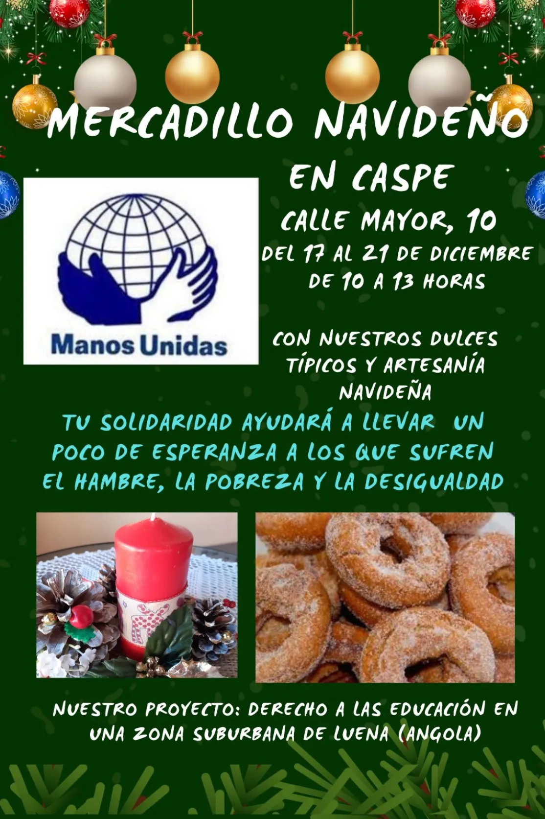 Mercadillo Solidario 2024 en Caspe