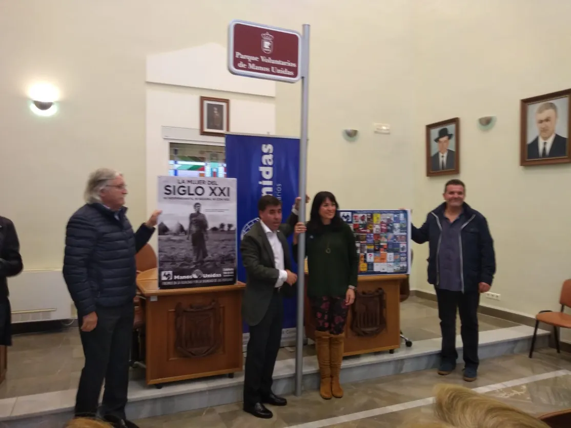 Inauguración parque Voluntarios de Manos Unidas