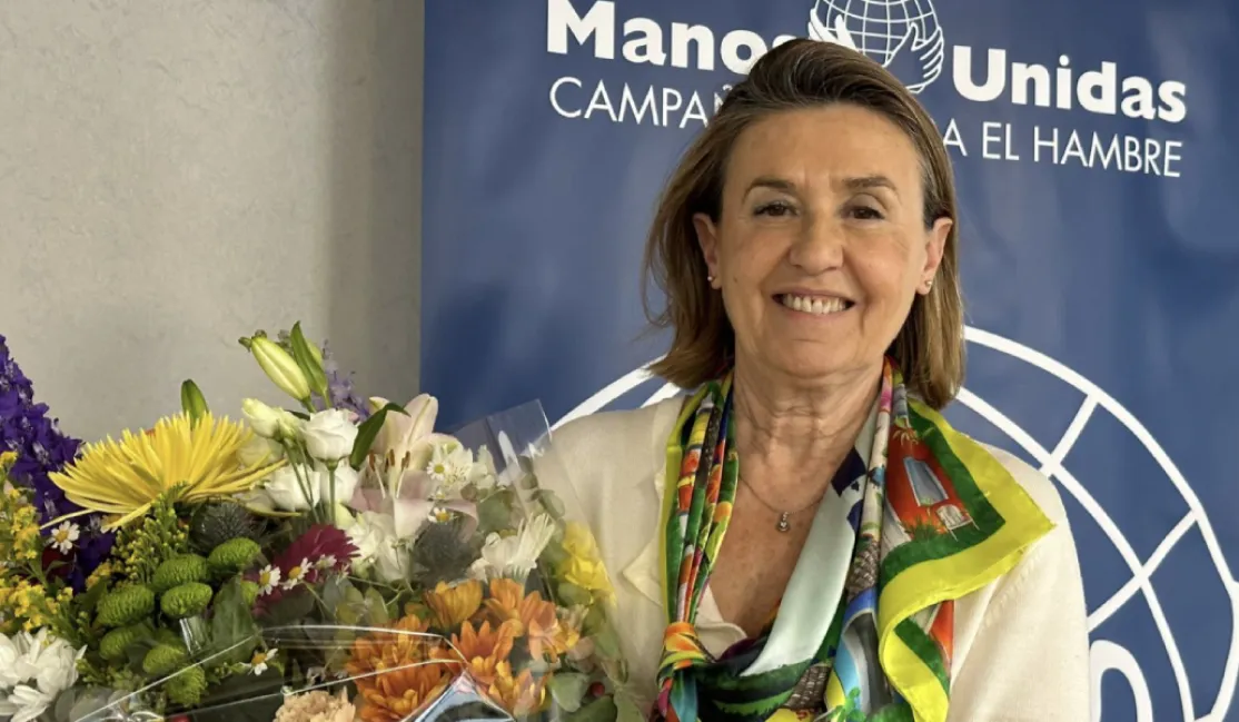 Cecilia Pilar - Reelegida Presidenta de Manos Unidas - mayo-2025