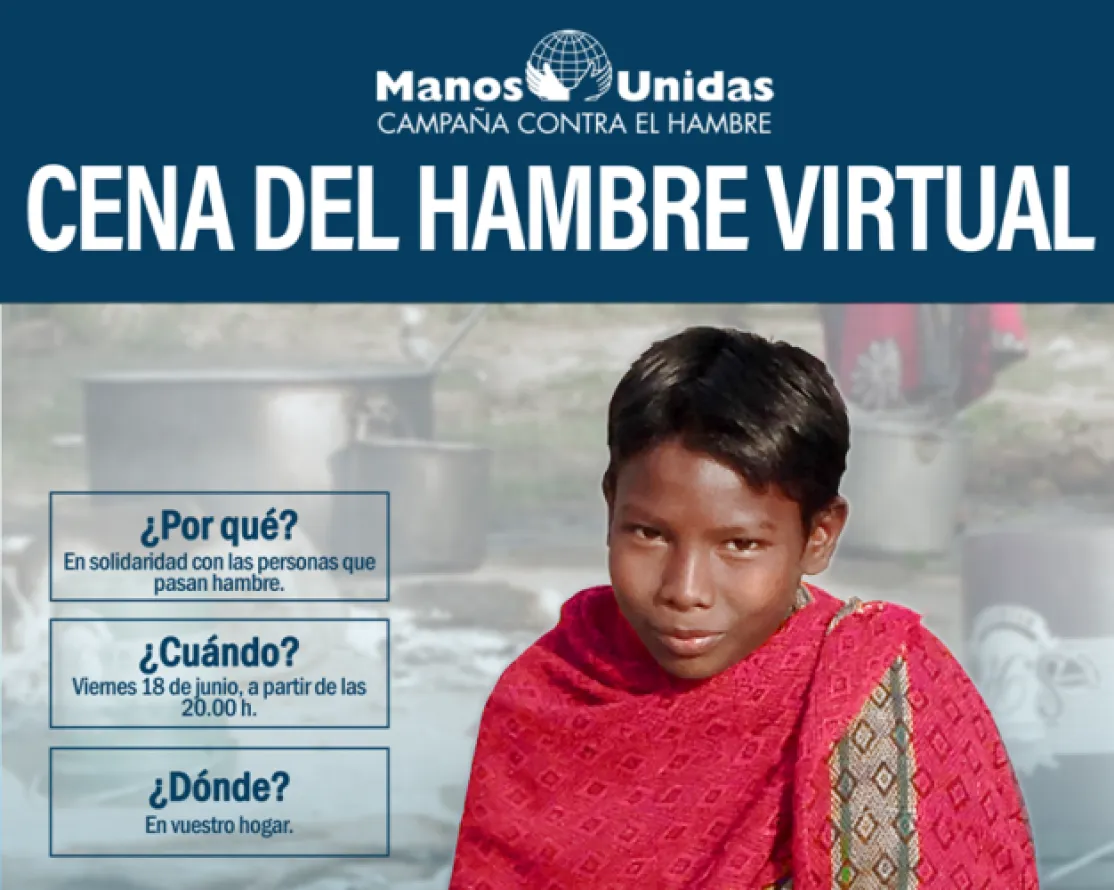 Cena del Hambre Virtual de Manos Unidas Valencia