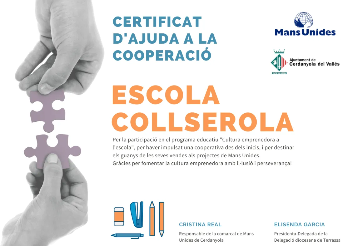 Certificado de Ayuda a la Cooperación