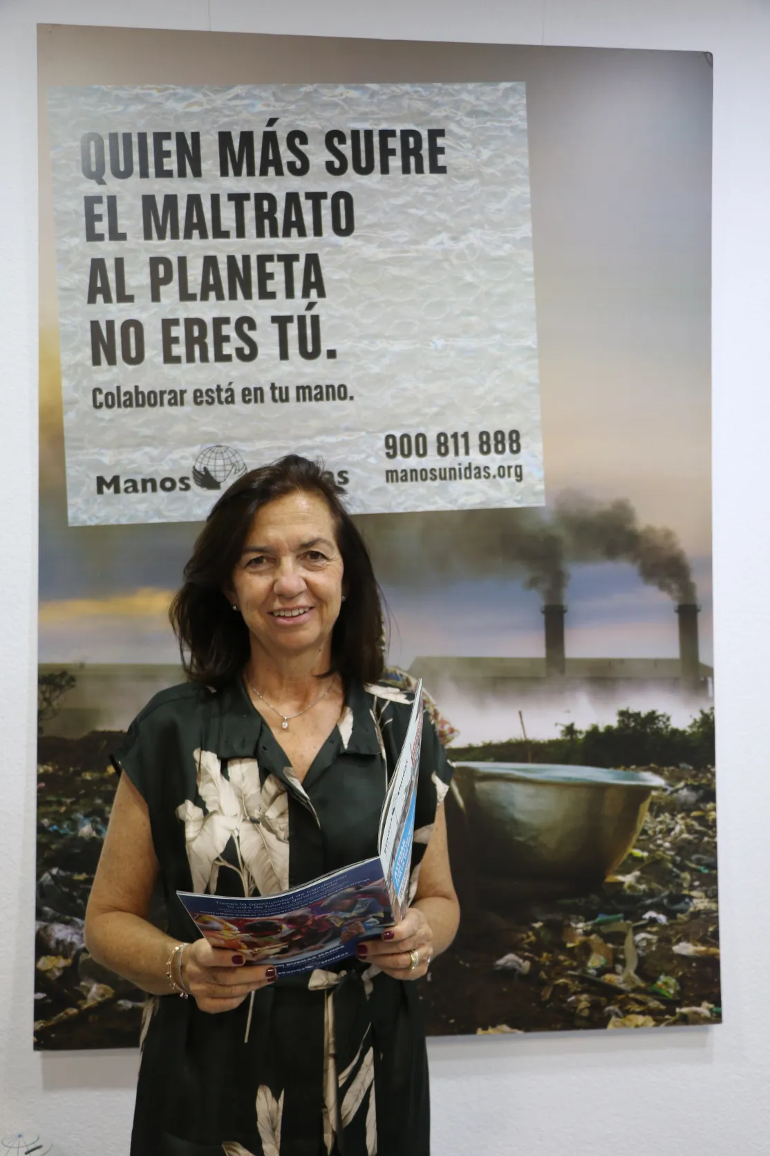 Clara Pardo Cartel campaña 61. Foto: Manos Unidas/Irene Hernández-San Juan