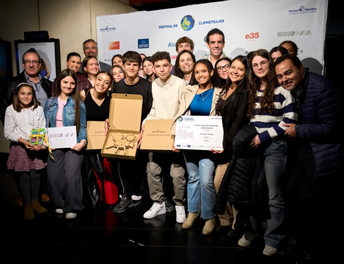 IES Joaquín Rodrigo 1er premio nacional de Clipmetrajes 2026 de Manos Unidas